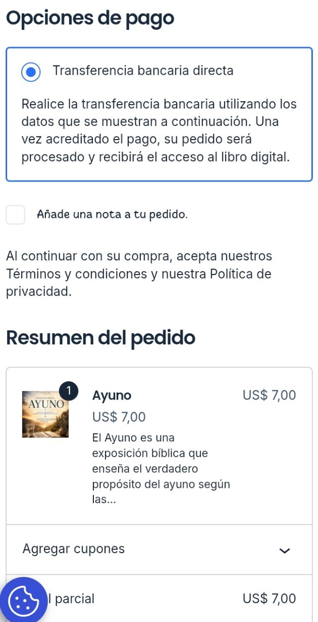 Seleccioná la forma de pago